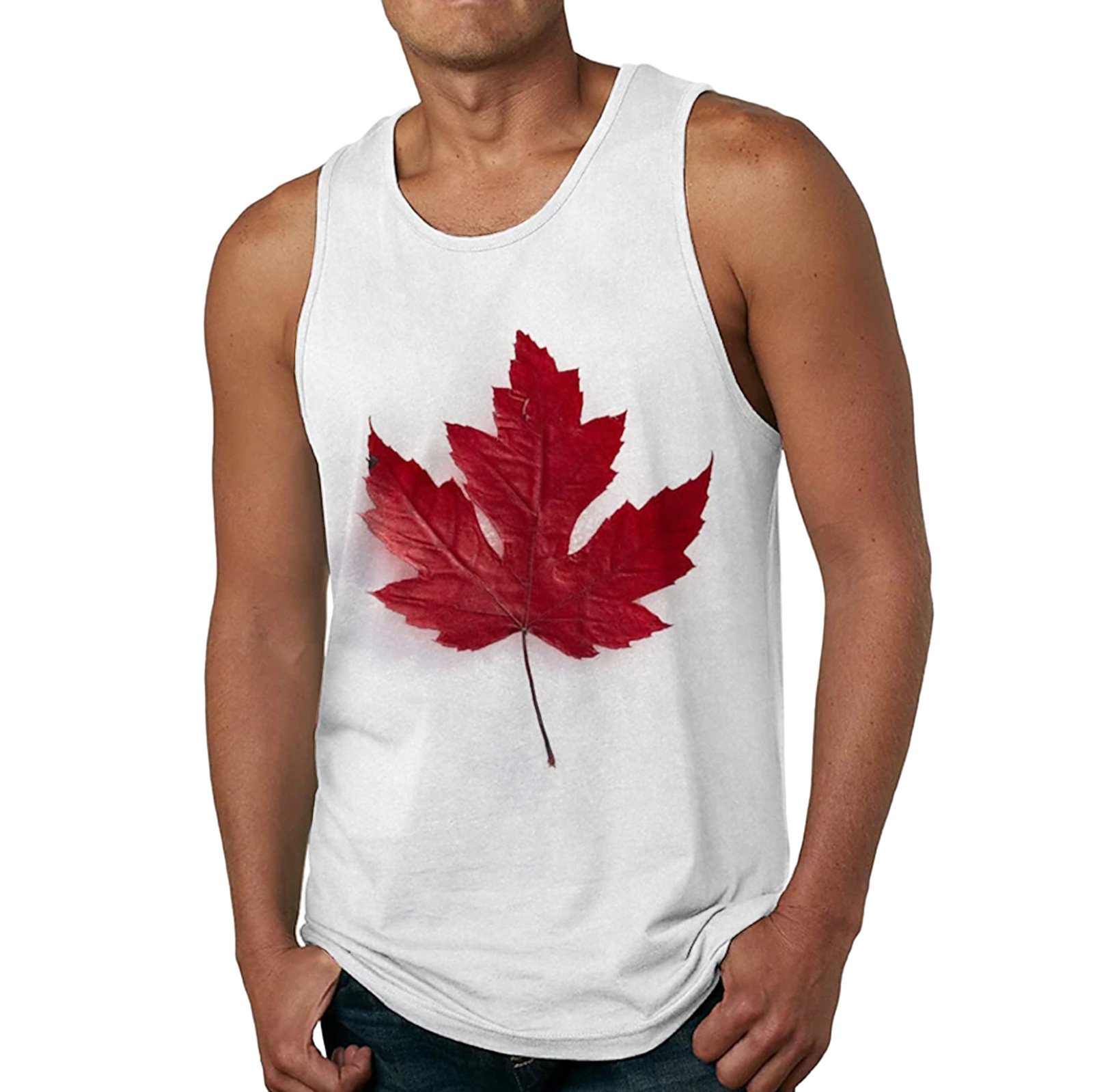 Men's Printed Casual Vest
