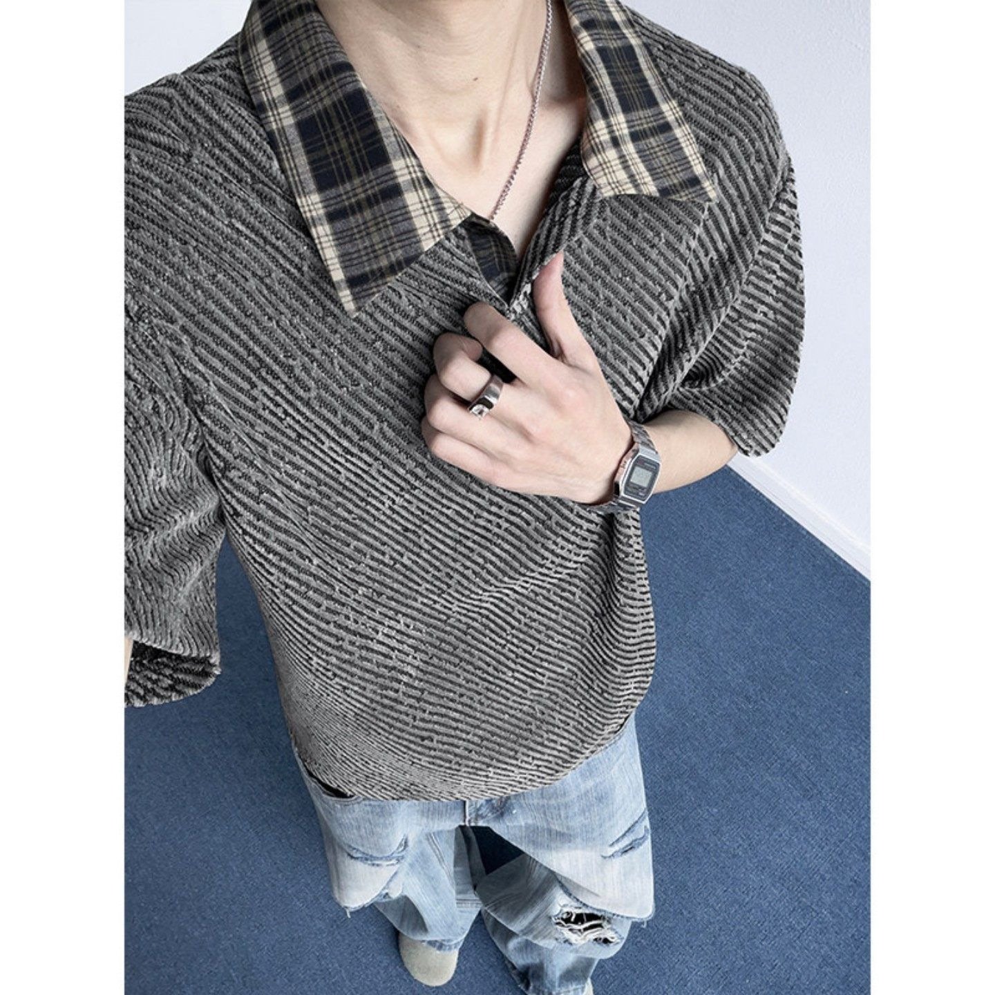Men's Stylish Casual Shirt - Short Sleeve