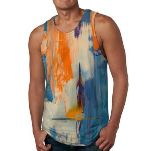 Men's Printed Casual Vest