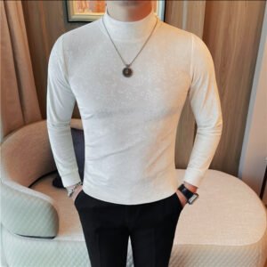 Men's Fleece Casual Long-Sleeved T-Shirt