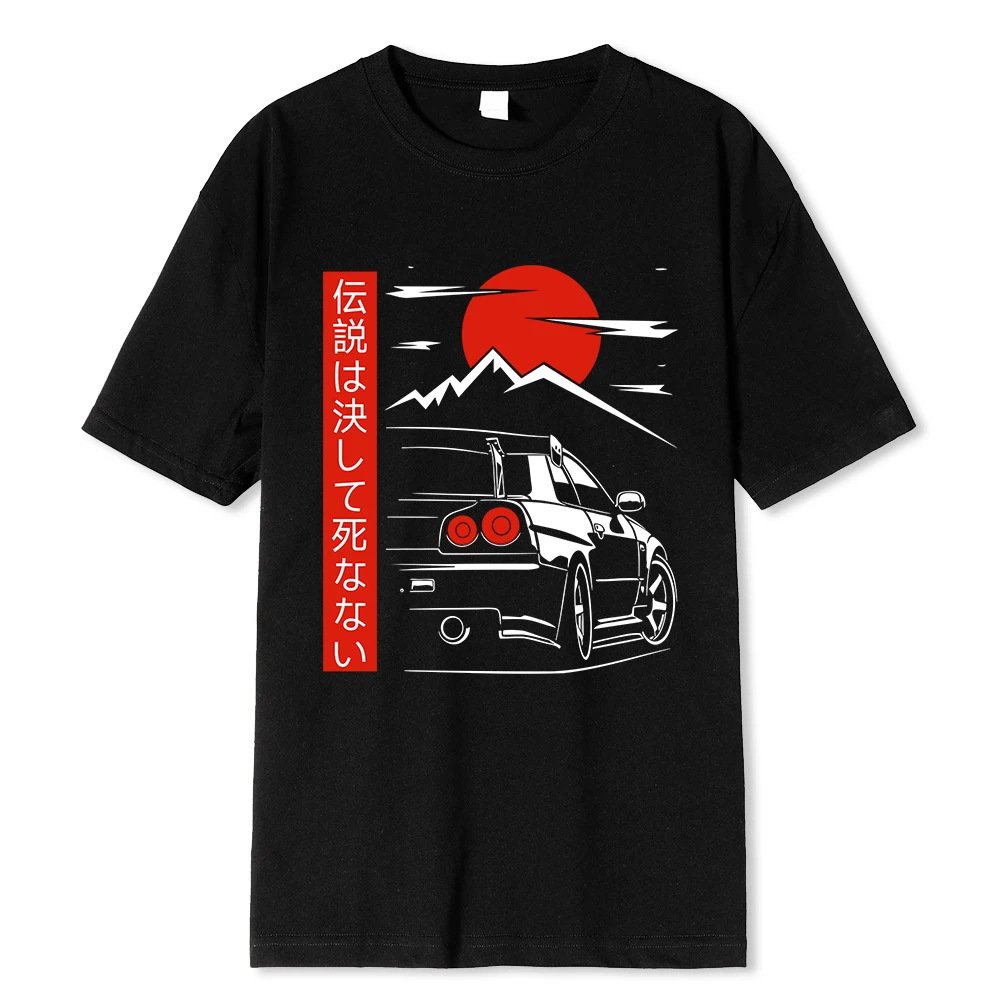 Cotton Streetwear Top With A Funny Design On The Back