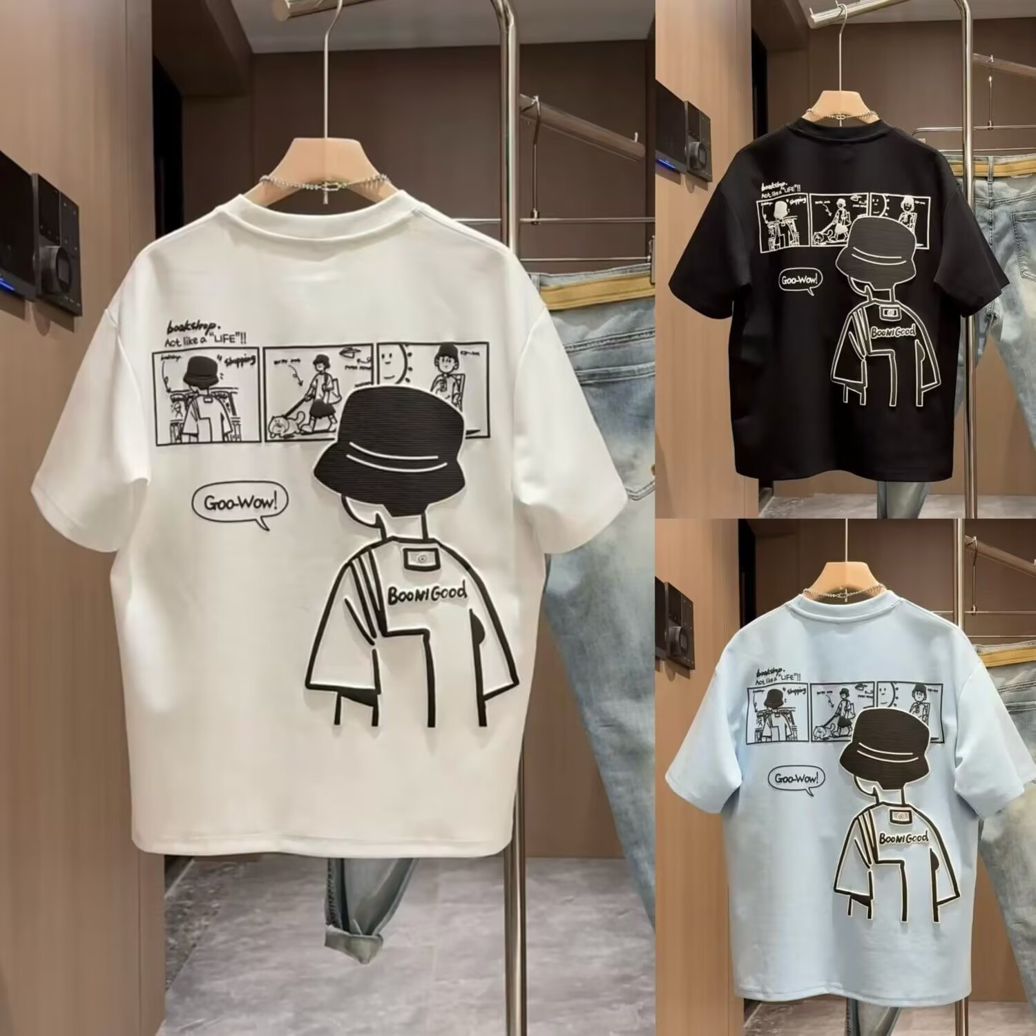 Men's Printed T-Shirts - Short Sleeve