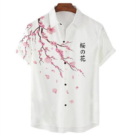 Printed Summer New Arrival Casual Cross-Border Short-Sleeve Shirt