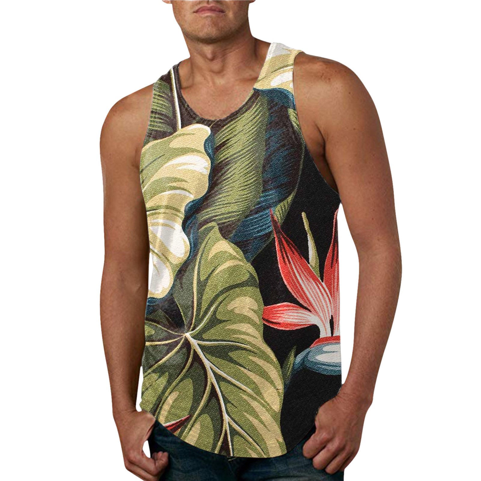 Men's Printed Casual Vest