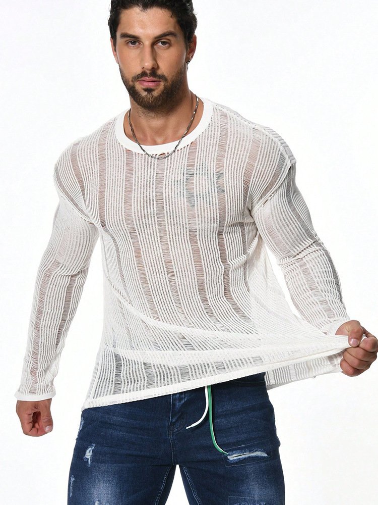 Men's Long Sleeve Loose Shirt