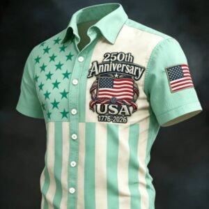 3D Digital Print Casual Men's Loose-fit Short-sleeve