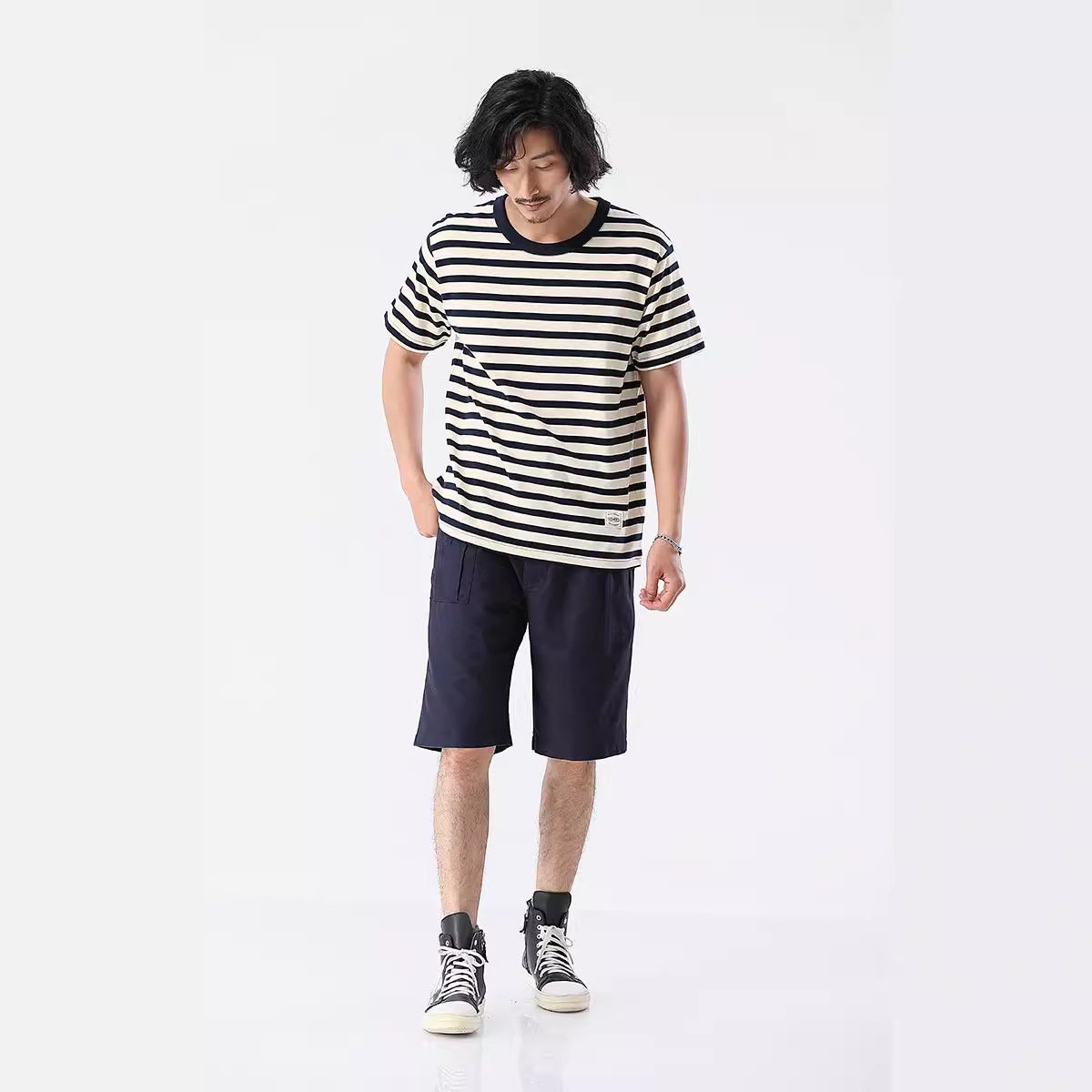 Men's Vintage Short-sleeved T-shirt