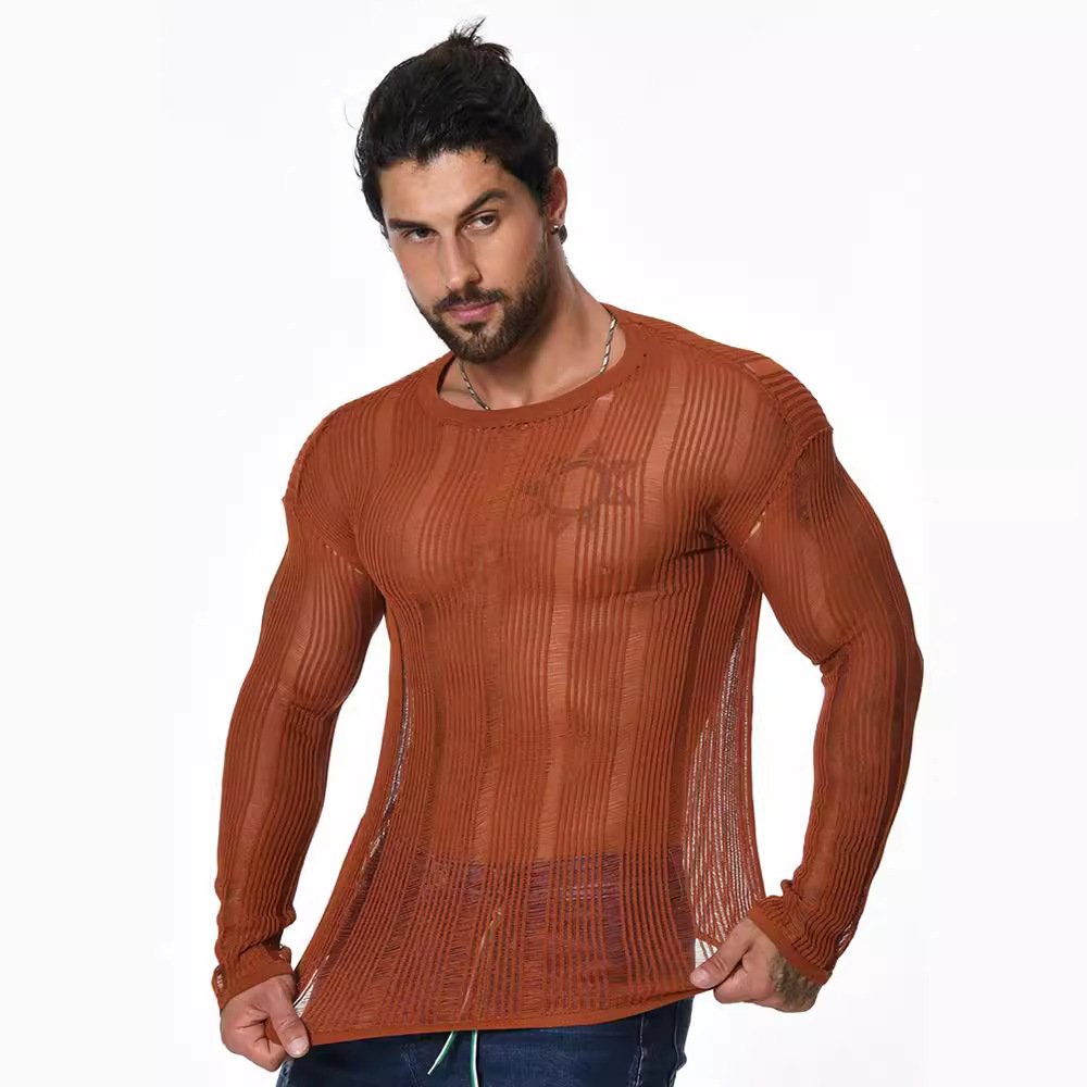 Men's Long Sleeve Loose Shirt