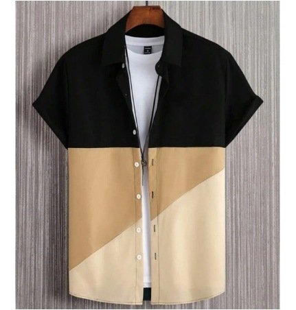 Men's Casual Wear - Short Sleeve Printed Shirt