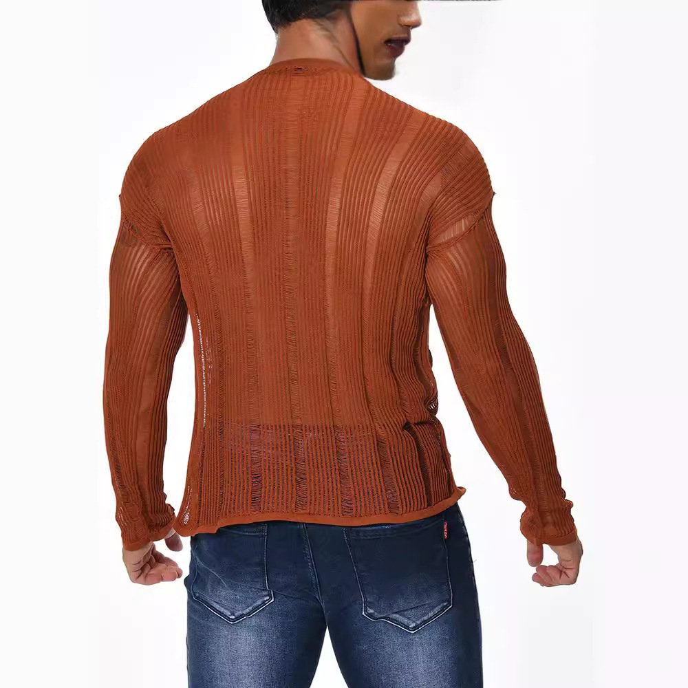 Men's Long Sleeve Loose Shirt