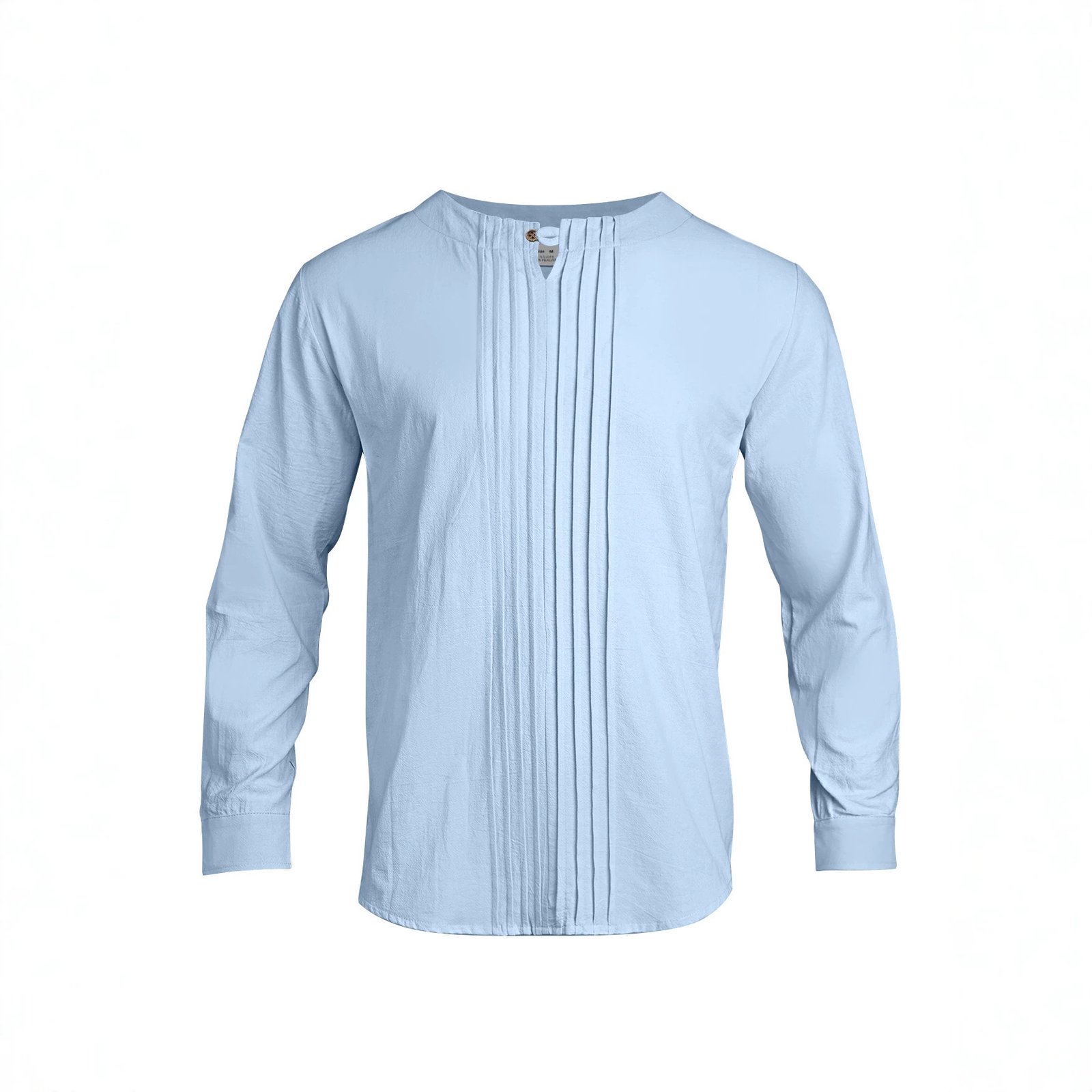 Men's Round-neck, Loose-fit Outerwear Pullover Shirt