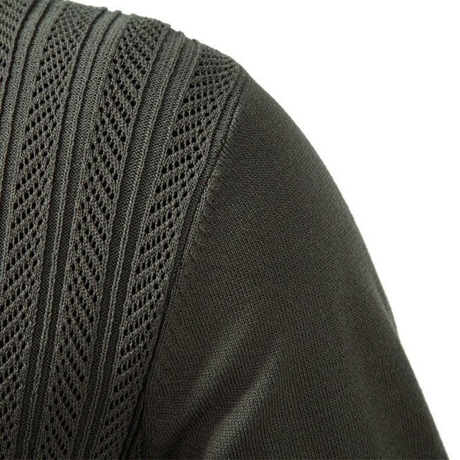 2026 New Autumn And Winter Men's Cross-Border Knitwear Long-Sleeved Knitwear Half-Zip Business Casual Thin Knitwear For Men