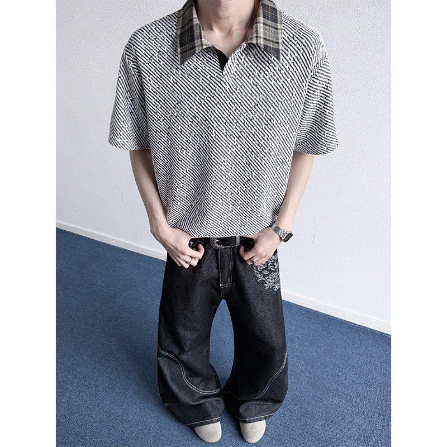 Men's Stylish Casual Shirt - Short Sleeve