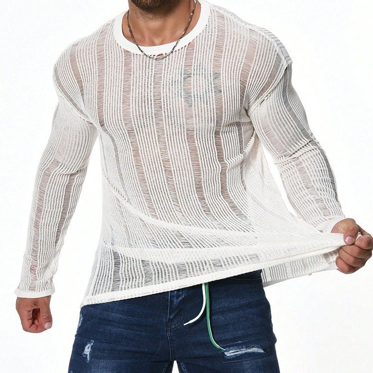 Men's Long Sleeve Loose Shirt