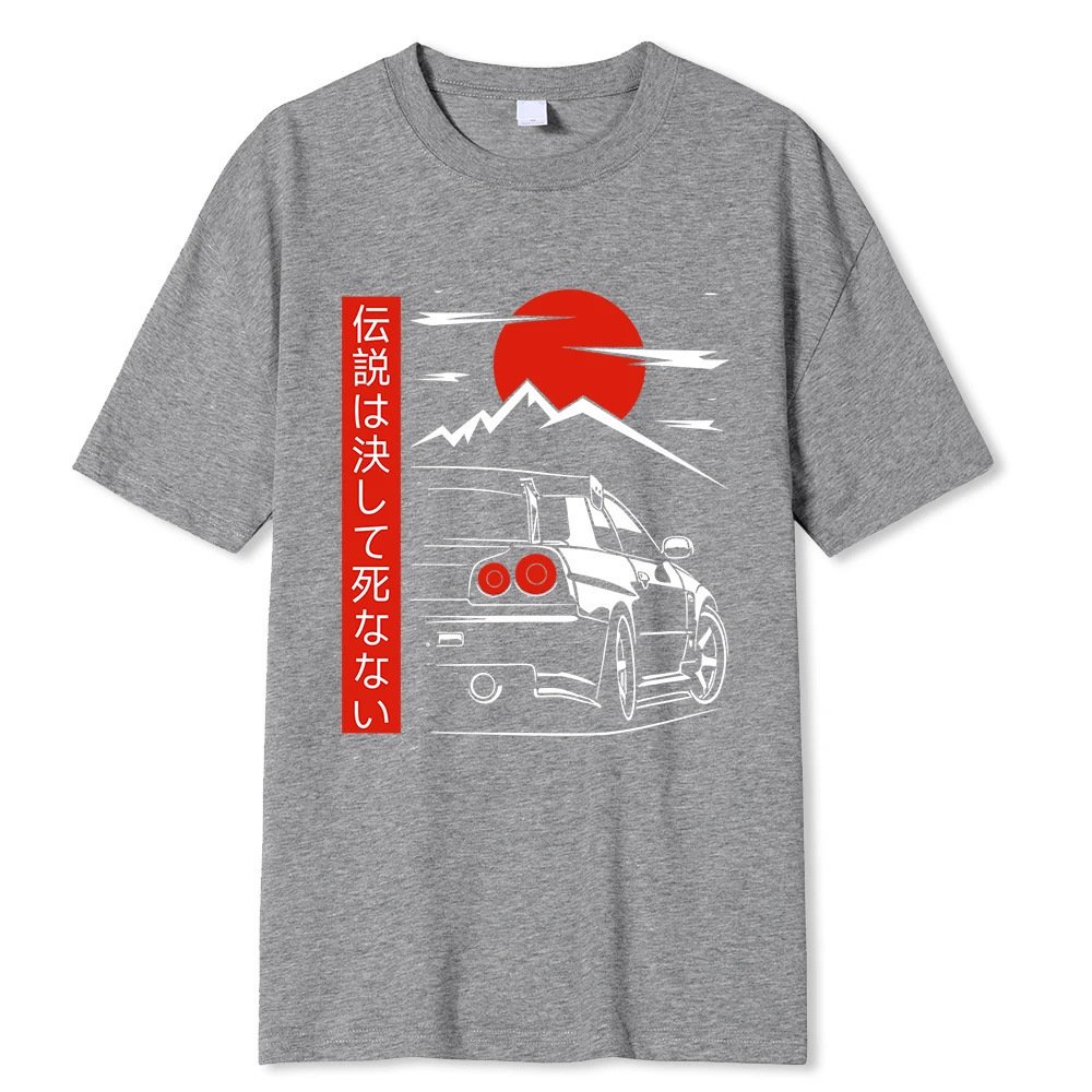 Cotton Streetwear Top With A Funny Design On The Back