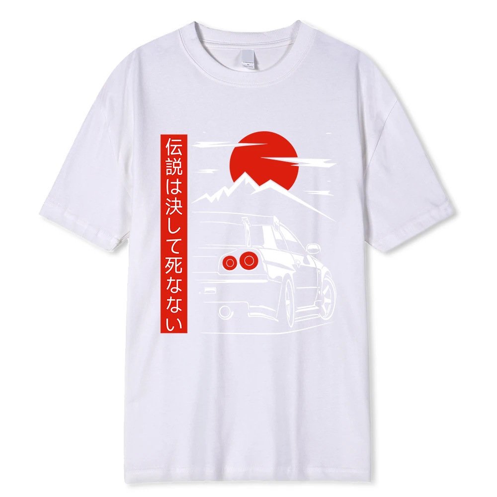 Cotton Streetwear Top With A Funny Design On The Back