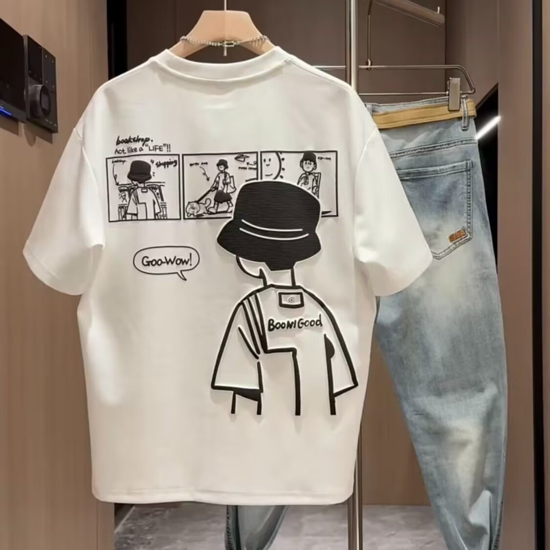 Men's Printed T-Shirts - Short Sleeve