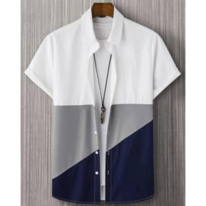 Men's Casual Wear - Short Sleeve Printed Shirt