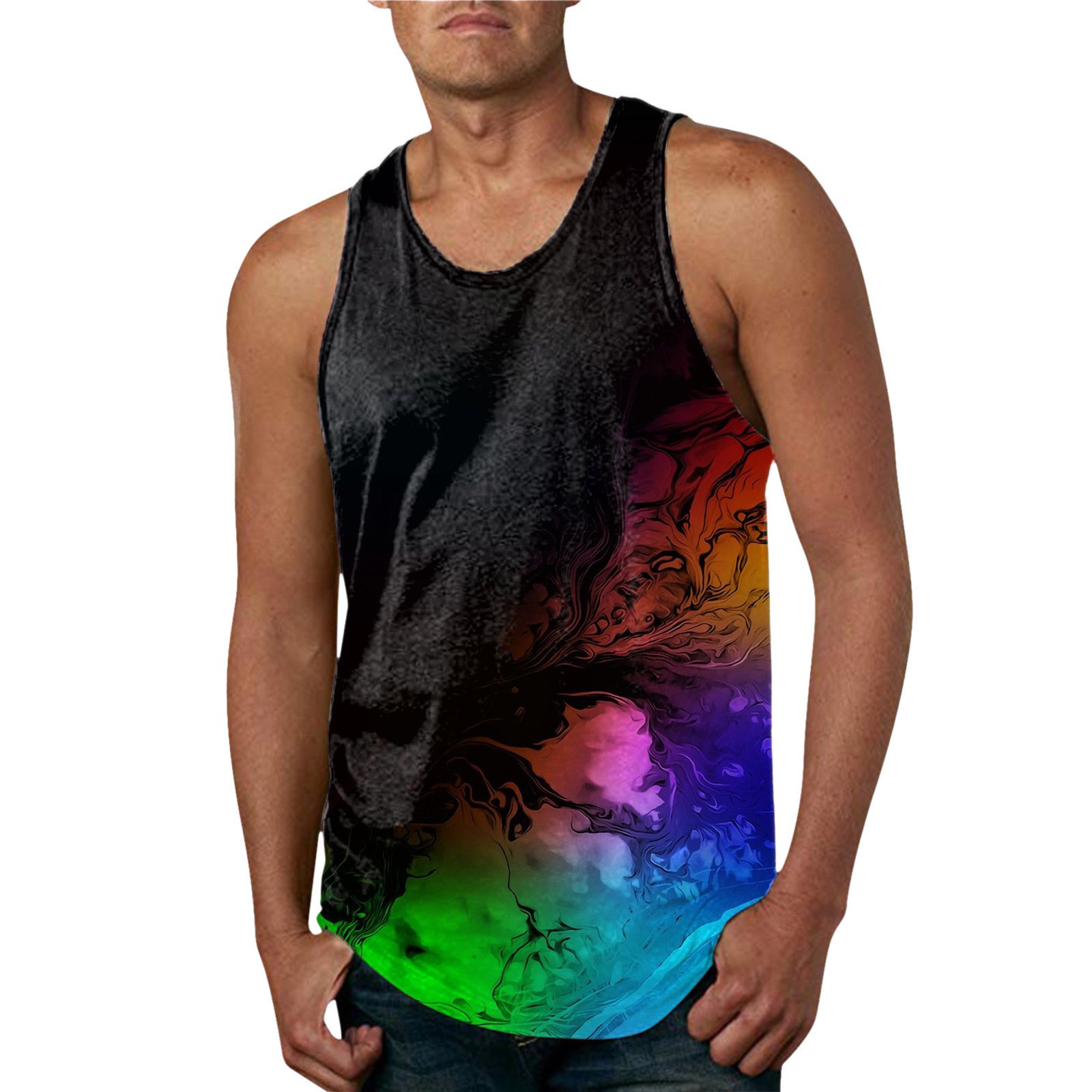 Men's Printed Casual Vest