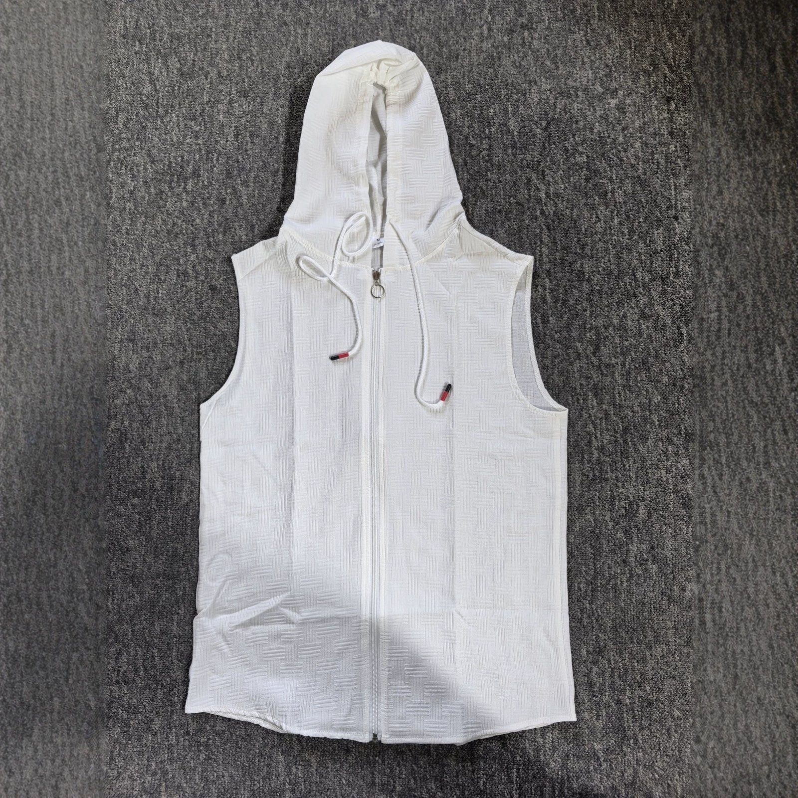 Men's Sleeveless Zip-up Hoodie