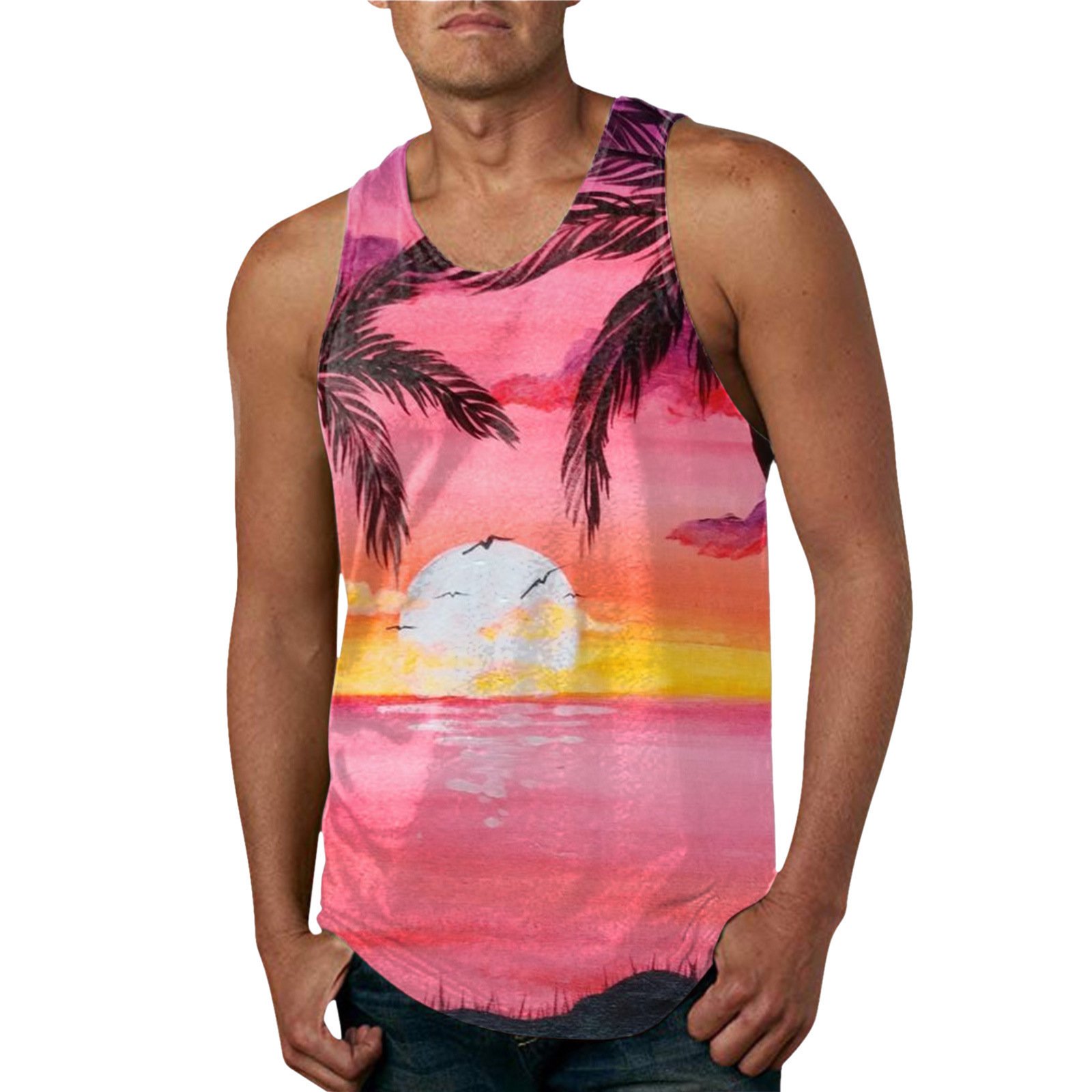 Men's Printed Casual Vest