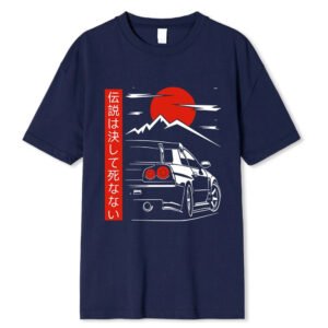 Cotton Streetwear Top With A Funny Design On The Back